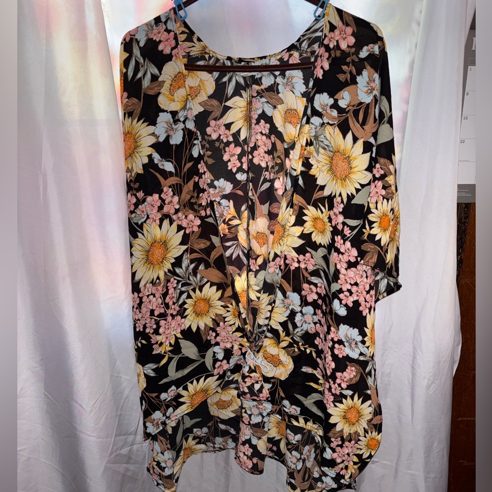 Maurice’s Floral Sheer Kimono